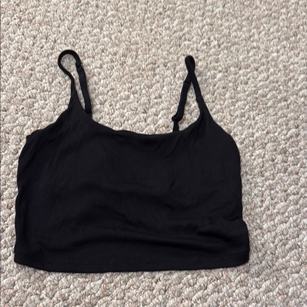Old navy ribbed bralette black